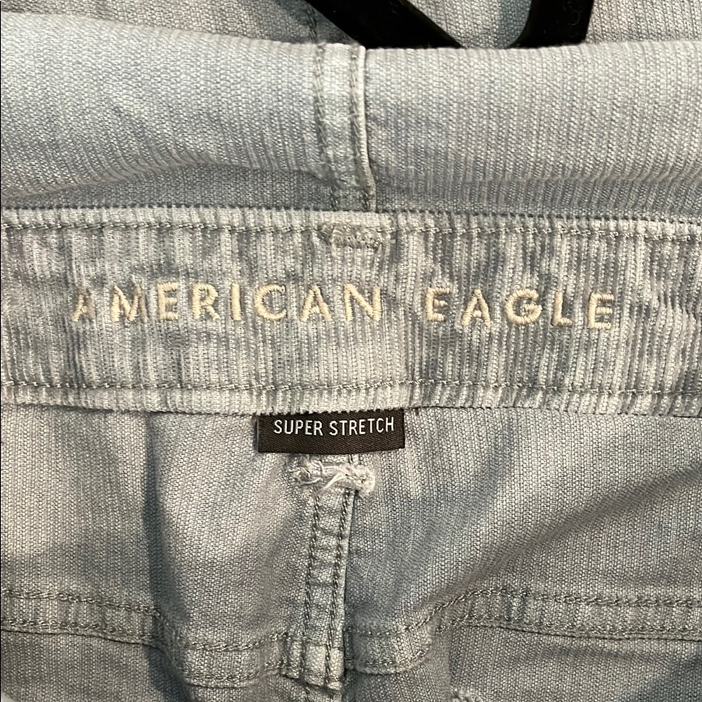 American Eagle Outfitters Blue Corduroy Overall Skirt - Picture 6 of 6